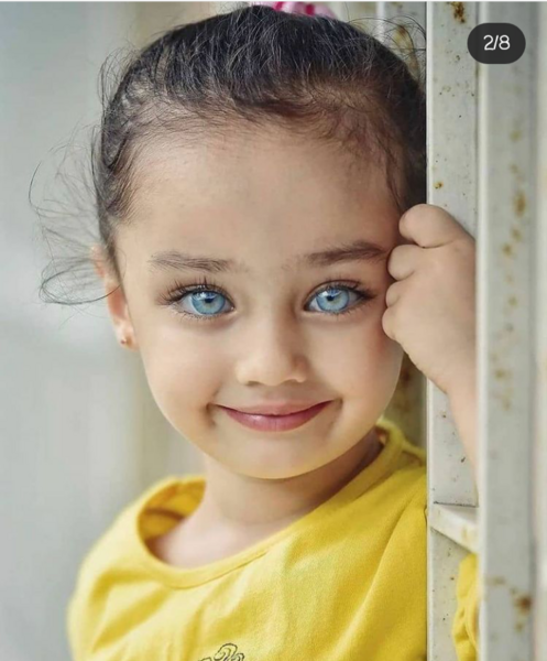 عکس لنز چشم بچه گانه