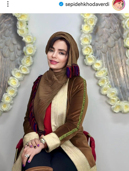 عکس سپیده خداوردی با ساپورت