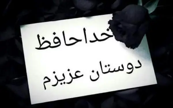 عکس نوشته خداحافظ دوستان مجازی