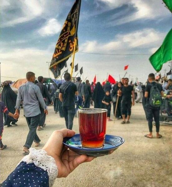 عکس نوشته چای عراقی