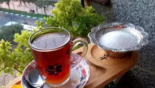 عکس نوشته چای عراقی
