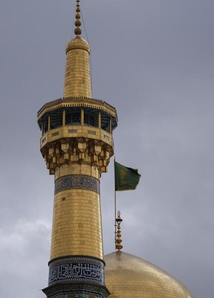 عکس گنبد و گلدسته حرم امام رضا