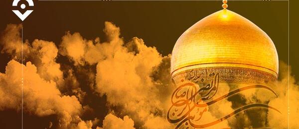 عکس گنبد و گلدسته حرم امام رضا