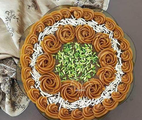 عکس تزیین حلوای عروسی