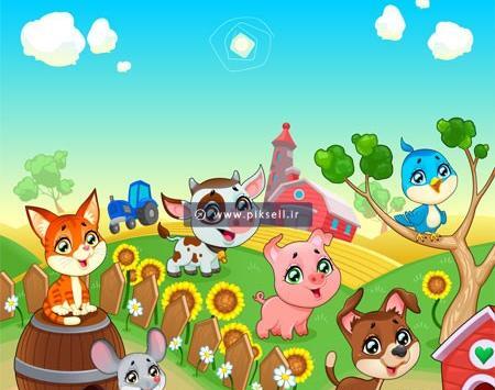 عکس مزرعه حیوانات اهلی