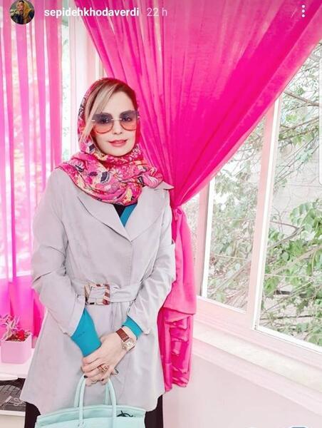عکس سپیده خداوردی قبل از عمل زیبایی