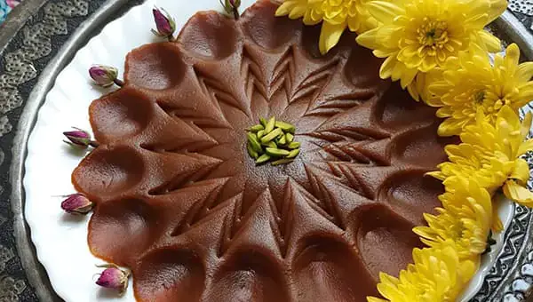 طرز تهیه حلوا شیر با عکس