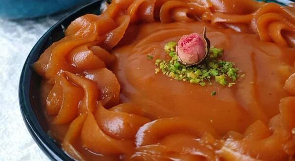 طرز تهیه حلوا شیر با عکس