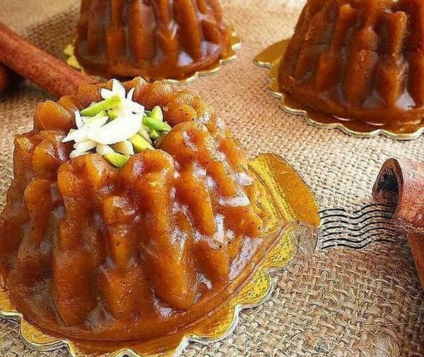 طرز تهیه حلوا شیر با عکس