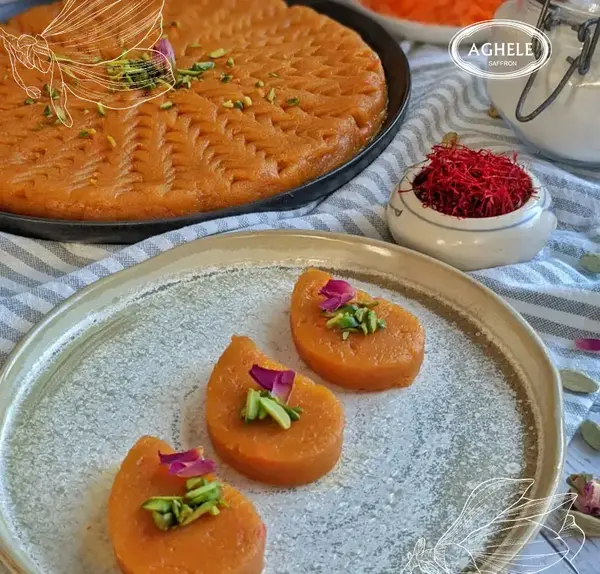 طرز تهیه حلوا شیر با عکس