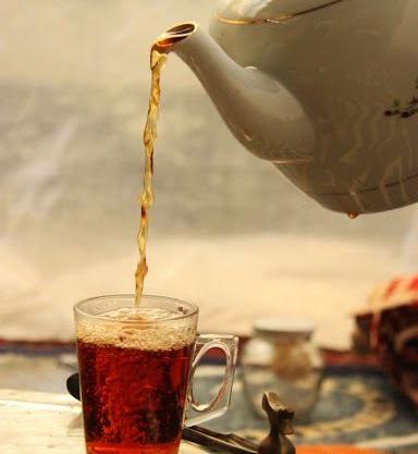 عکس از چای خوردن
