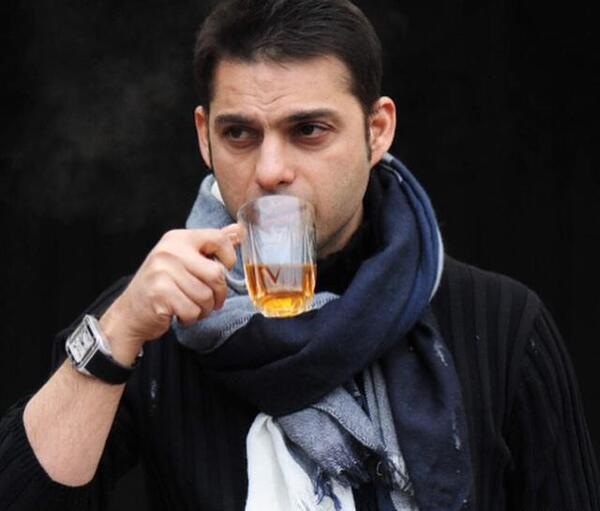 عکس از چای خوردن