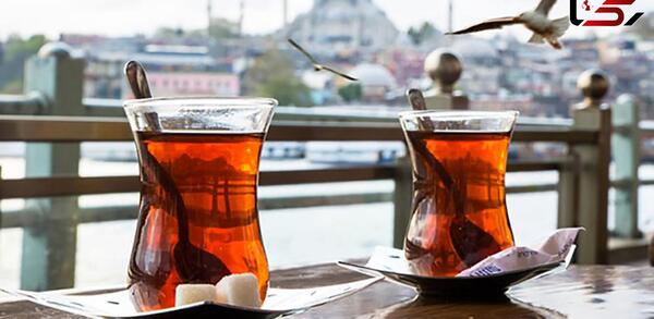 عکس از چای خوردن