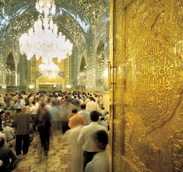 عکس هنری با حرم امام رضا