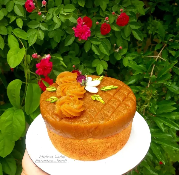 عکس کیک حلوایی