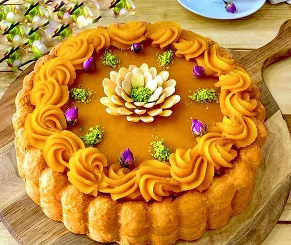 عکس کیک حلوایی