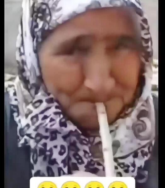 عکس پیرزن زشت خنده دار