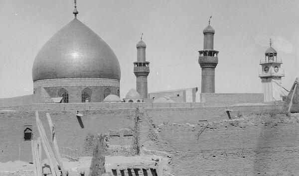 عکس قدیمی از حرم حضرت علی