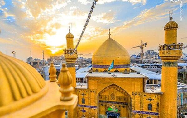 عکس قدیمی از حرم حضرت علی