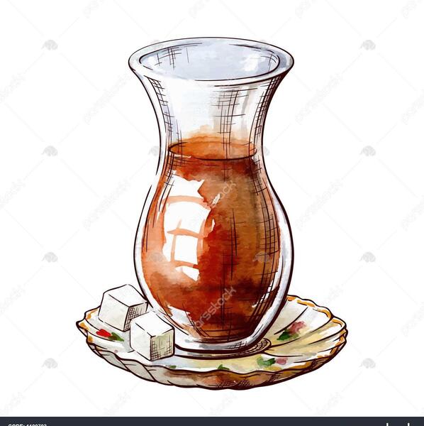 عکس استکان چای قدیمی
