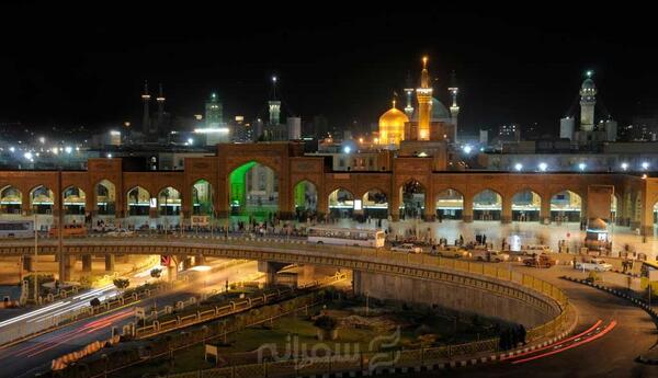 عکس حرم امام رضا از خیابان طبرسی