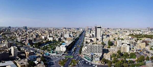 عکس حرم امام رضا از خیابان طبرسی