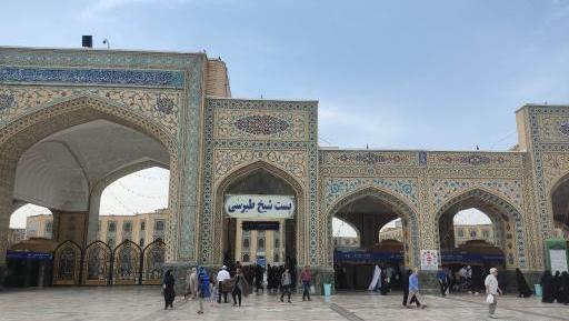 عکس حرم امام رضا از خیابان طبرسی