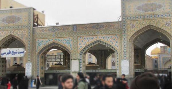 عکس حرم امام رضا از خیابان طبرسی