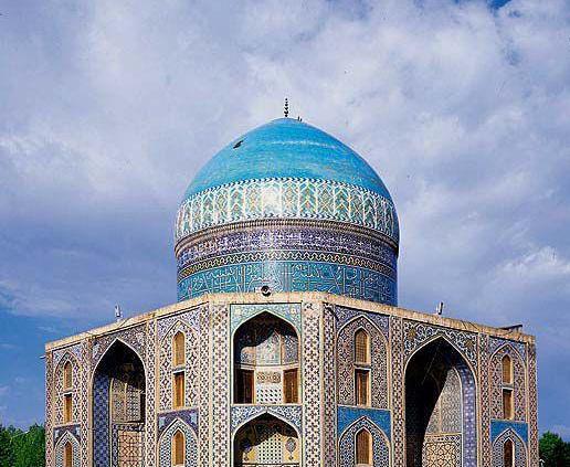 عکس حرم امام رضا از خیابان طبرسی