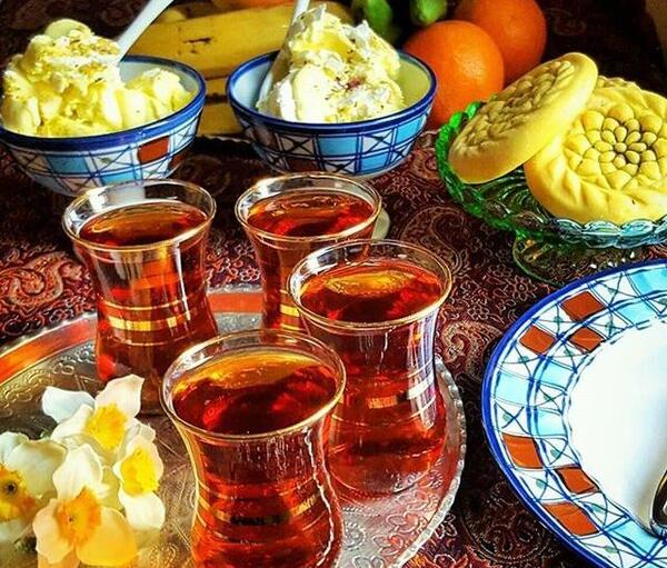 عکس نوشته قوری چای