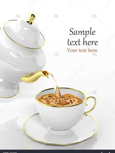 عکس نوشته قوری چای
