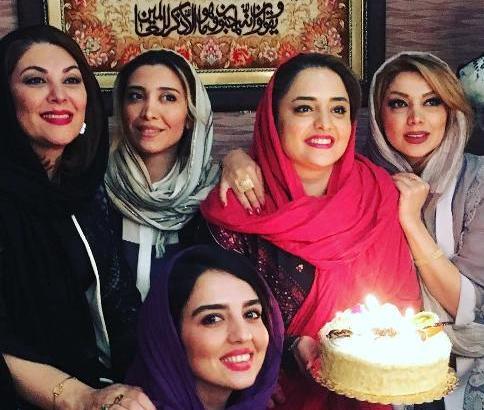 عکس تولد نرگس محمدی