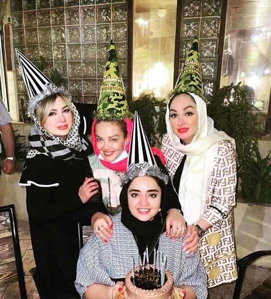 عکس تولد نرگس محمدی