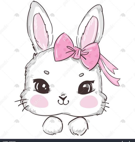 عکس خرگوش صورتی برای تصویر زمینه