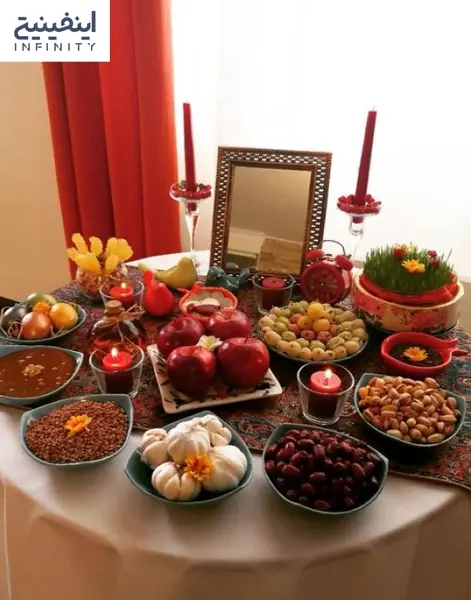عکس چیدمان سفره ی هفت سین