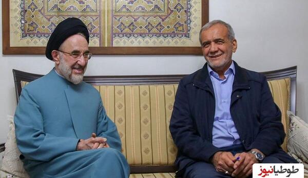 عکس خنده دار ظریف و پزشکیان