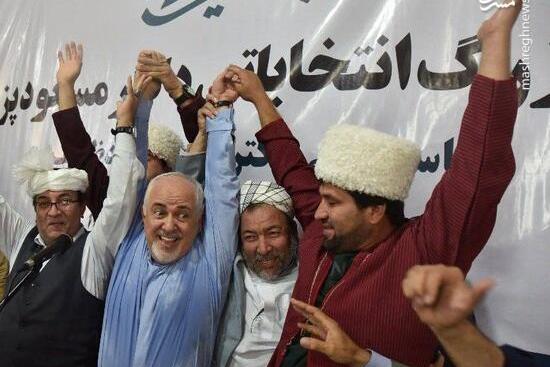 عکس خنده دار ظریف و پزشکیان