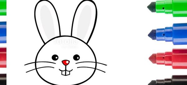 عکس خرگوش نقاشی راحت