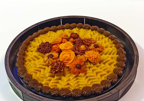 عکس از حلوای تزیین شده