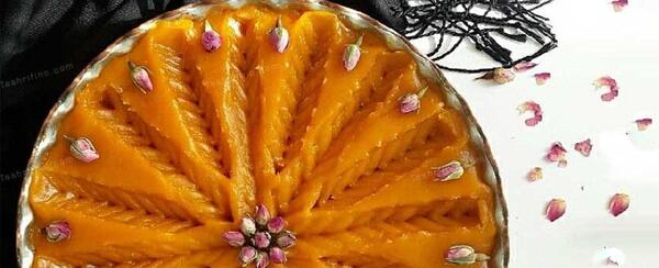 عکس از حلوای تزیین شده