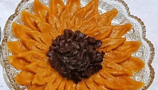 عکس از حلوای تزیین شده