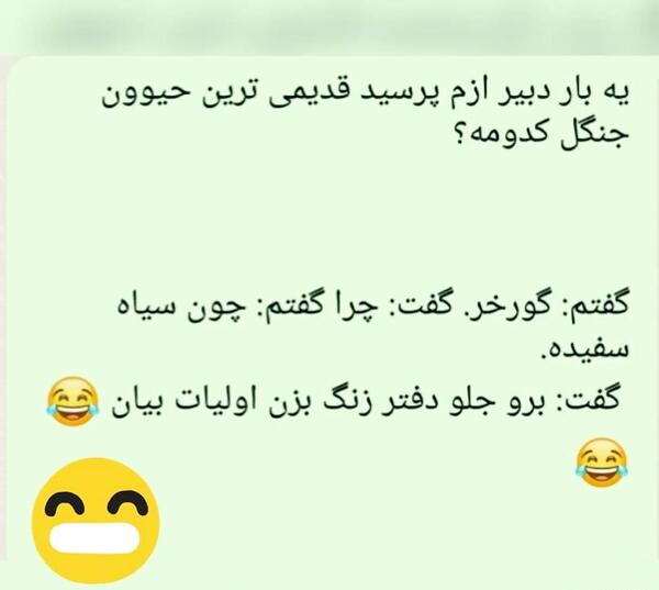 جوک عکس خنده دار حیوانات با متن