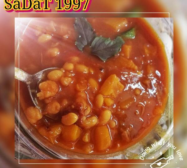 عکس لوبیا آبگوشت