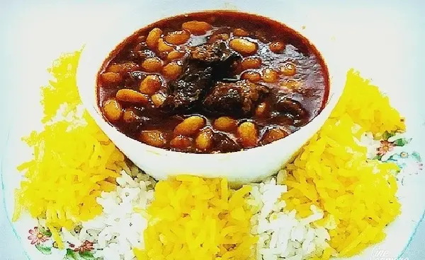 عکس لوبیا آبگوشت