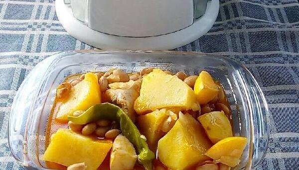 عکس لوبیا آبگوشت