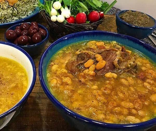 عکس لوبیا آبگوشت