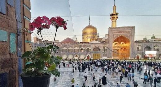 عکس هنری در حرم امام رضا