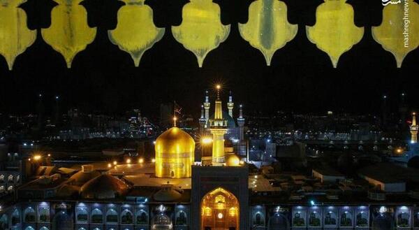 عکس هنری در حرم امام رضا