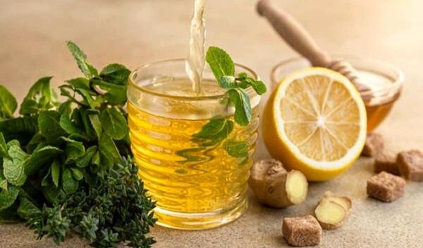 عکس چای و لیمو