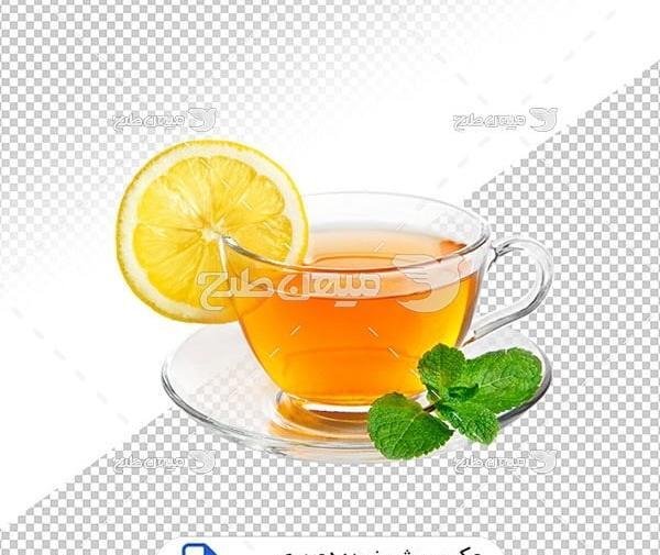عکس چای و لیمو